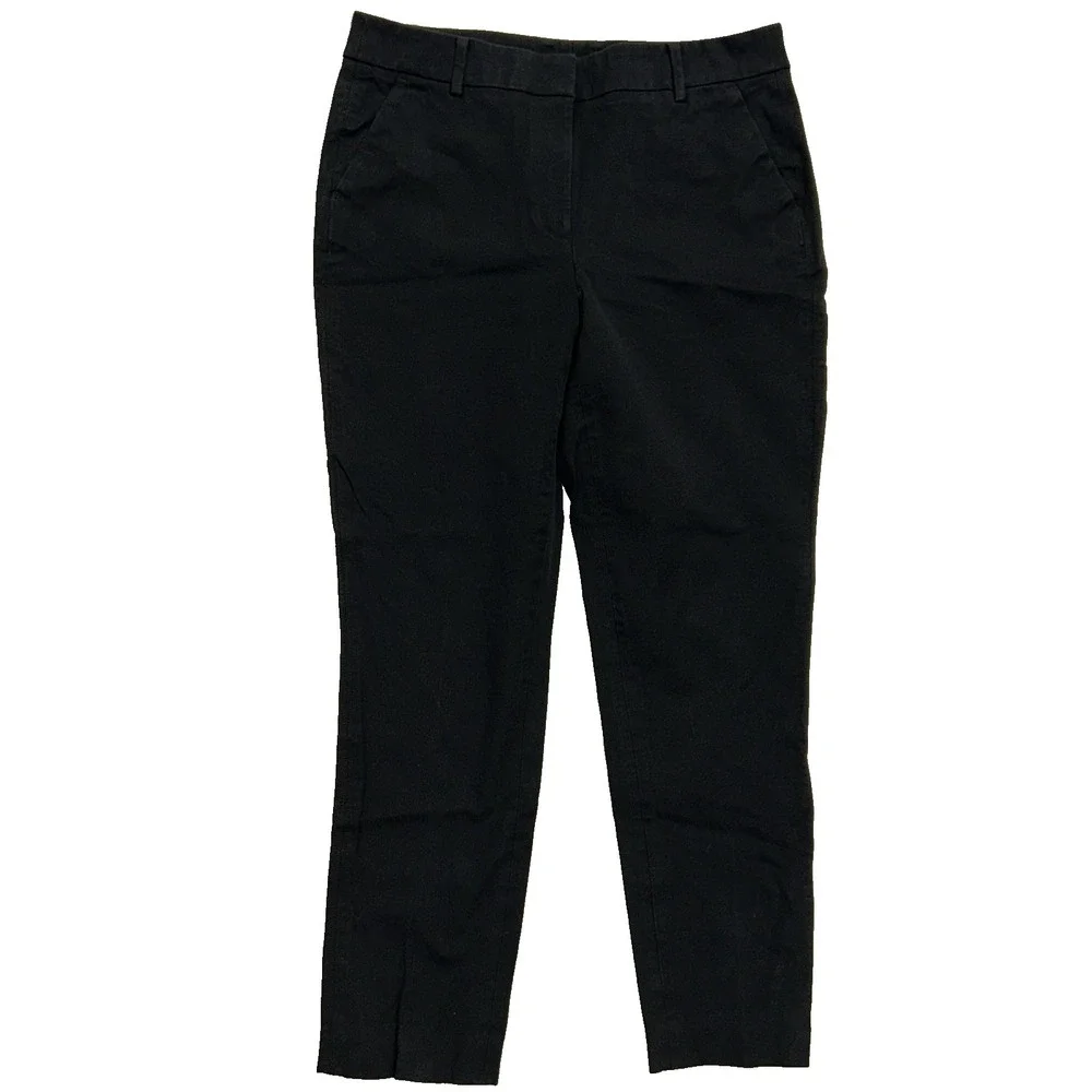 NWOT‎ Chicos Pants 1R US 8 Black Stretch Pockets Business Casual Travel